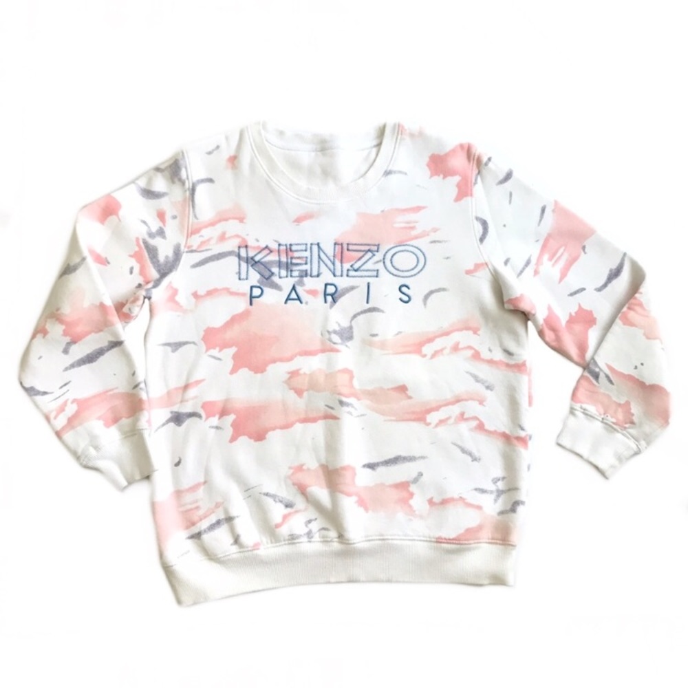 Pink Kenzo Paris Crewneck Size M
